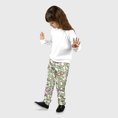 Детские брюки Клематис / 3D-принт – фото 3
