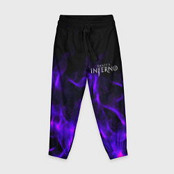 Детские брюки Dantes Inferno flame neon