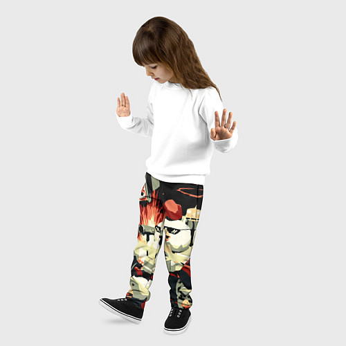 Детские брюки Чикен Ган заварушка / 3D-принт – фото 3