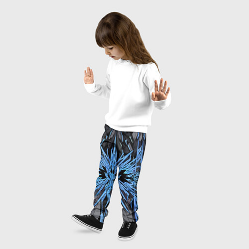 Детские брюки Камень и синие кристаллы / 3D-принт – фото 3