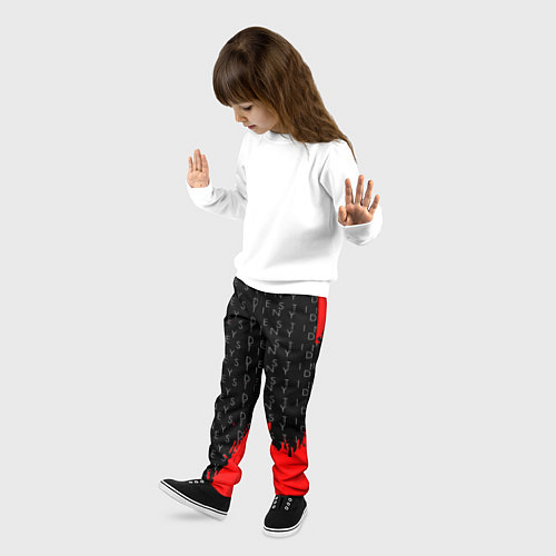 Детские брюки Дестини паттерн шутер краски / 3D-принт – фото 3