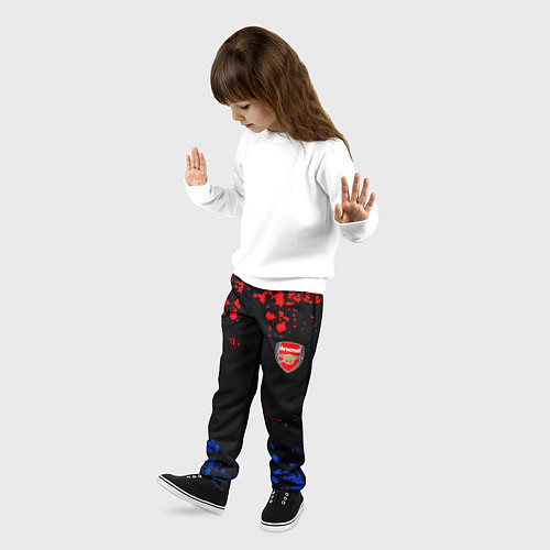 Детские брюки Арсенал Лондон краски / 3D-принт – фото 3