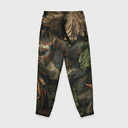 Детские брюки Реалистичный охотничий камуфляж из ткани и листьев