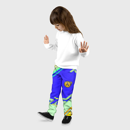 Детские брюки Half life sport game / 3D-принт – фото 3