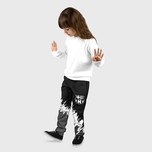 Детские брюки Barcelona краски текстура фк / 3D-принт – фото 3