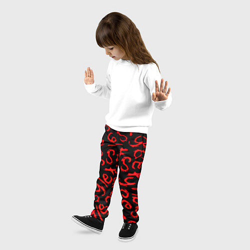 Детские брюки Sally face pattern game / 3D-принт – фото 3
