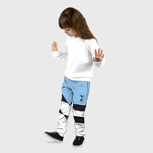 Детские брюки Tottenham sport geometry / 3D-принт – фото 3