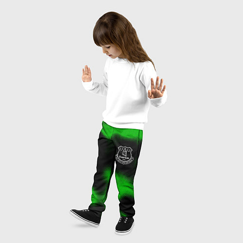 Детские брюки Everton sport halftone / 3D-принт – фото 3