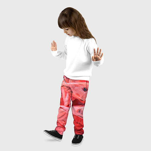 Детские брюки Арбузные ломти / 3D-принт – фото 3