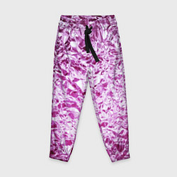 Брюки детские Сверкающая розовая фактура фольги, цвет: 3D-принт