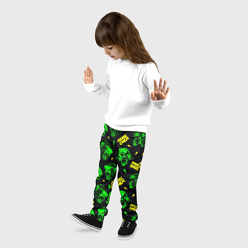 Детские брюки Game over press start / 3D-принт – фото 3