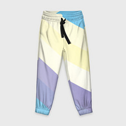 Брюки детские Паттерн цветные волны - color waves, цвет: 3D-принт