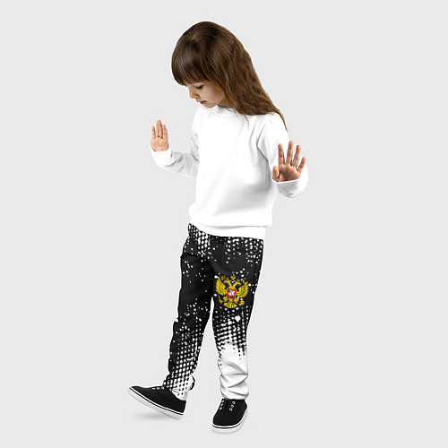 Детские брюки Герб Росси краски / 3D-принт – фото 3