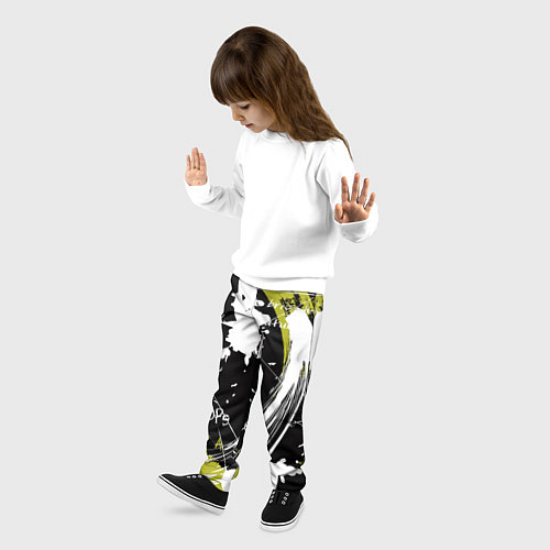 Детские брюки Надписи на стене / 3D-принт – фото 3
