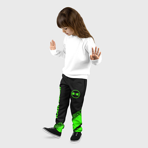 Детские брюки Kawasaki - logo / 3D-принт – фото 3