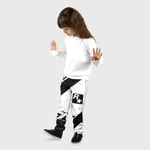 Детские брюки Rockstar game pattern / 3D-принт – фото 3