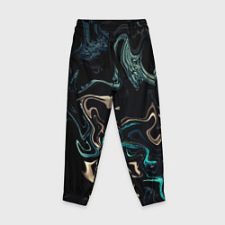 Брюки детские Безумие волн, цвет: 3D-принт