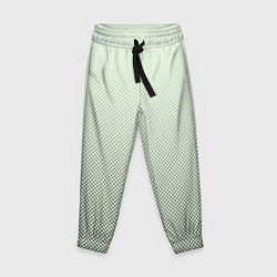 Брюки детские Бледный зелёный градиент текстура, цвет: 3D-принт