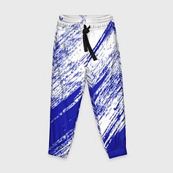 Брюки детские The color is white and blue, цвет: 3D-принт