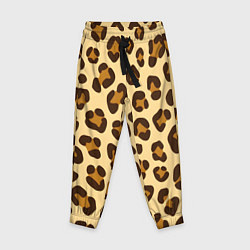 Брюки детские Паттерн с пятнами леопарда, цвет: 3D-принт