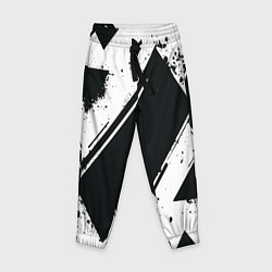 Брюки детские Color black white, цвет: 3D-принт