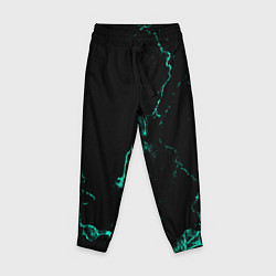 Брюки детские Color black turquoise, цвет: 3D-принт