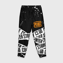 Брюки детские CS x pubg, цвет: 3D-принт