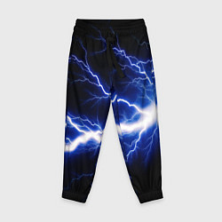 Брюки детские Lightning blue, цвет: 3D-принт