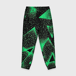 Детские брюки A light green triangle with dots
