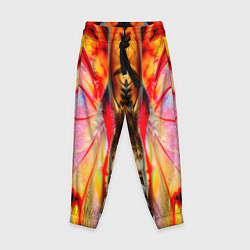 Брюки детские Разворот бабочки, цвет: 3D-принт