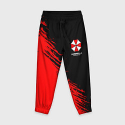 Детские брюки Umbrella Corp - red and black