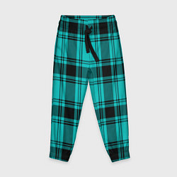 Брюки детские Checkered blue, цвет: 3D-принт