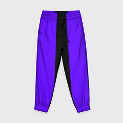 Брюки детские Color purple black stripes, цвет: 3D-принт