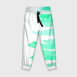 Брюки детские Color white light blue strip, цвет: 3D-принт