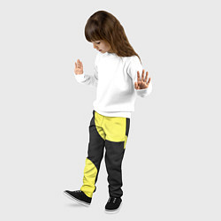 Брюки детские Лава лампа макро баланс абстракция, цвет: 3D-принт — фото 2