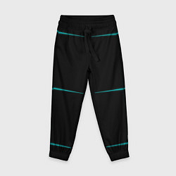 Детские брюки Color black blue stripes