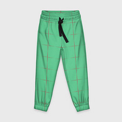 Брюки детские Color green stripes, цвет: 3D-принт