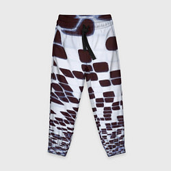 Брюки детские Оптическая абстракция, цвет: 3D-принт