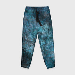 Брюки детские Абстракция - dark blue, цвет: 3D-принт