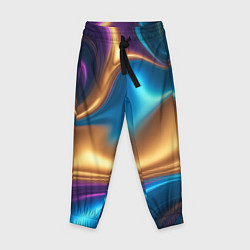 Брюки детские Сплавы разноцветные, цвет: 3D-принт