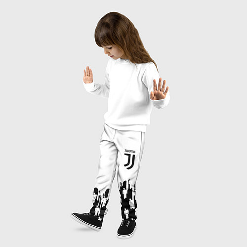 Детские брюки Ювентус краски люди / 3D-принт – фото 3