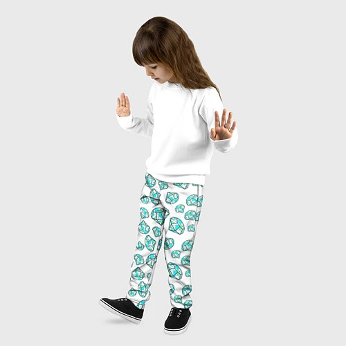 Детские брюки Бриллианты / 3D-принт – фото 3