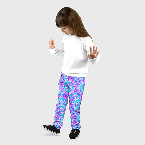 Детские брюки Tie dye / 3D-принт – фото 3