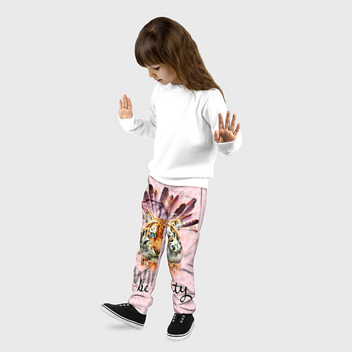 Детские брюки Wild Beauty / 3D-принт – фото 3
