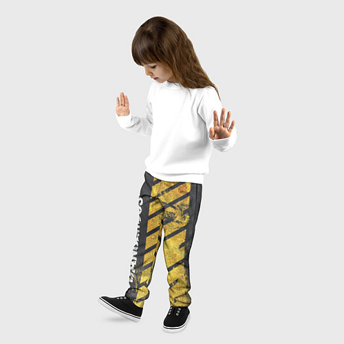 Детские брюки DANGEROUS / 3D-принт – фото 3
