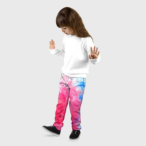Детские брюки Взрыв красок / 3D-принт – фото 3