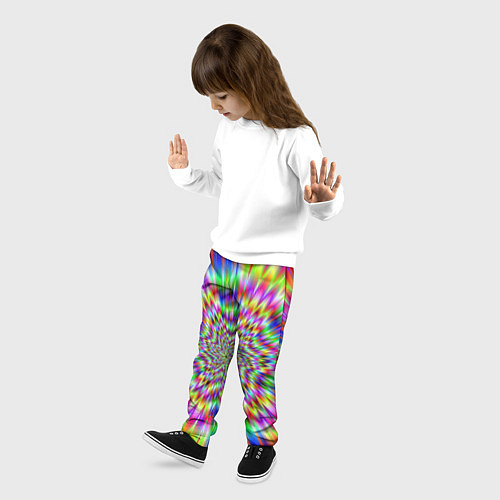 Детские брюки Спектральная иллюзия / 3D-принт – фото 3