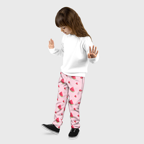 Детские брюки Сочные арбузики / 3D-принт – фото 3