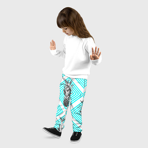 Детские брюки Ананасы 15 / 3D-принт – фото 3