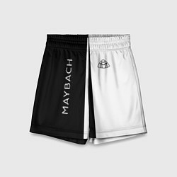 Шорты детские Maybach: B&W, цвет: 3D-принт